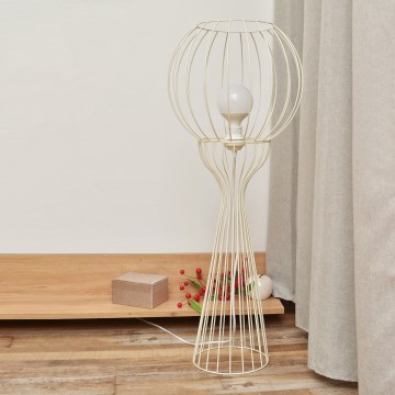 Grīdas lampa MERCURE 1xE27/15W/230V krēmkrāsaina