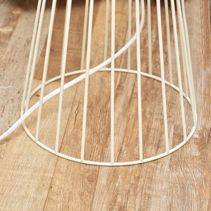 Grīdas lampa MERCURE 1xE27/15W/230V krēmkrāsaina