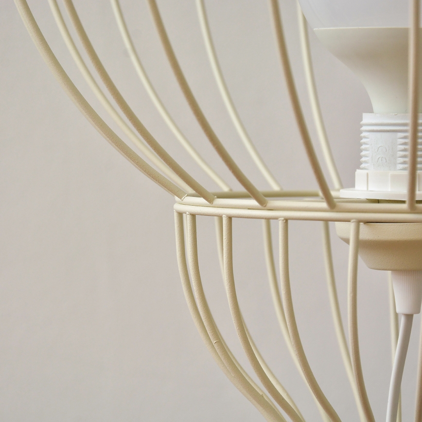 Grīdas lampa MERCURE 1xE27/15W/230V krēmkrāsaina