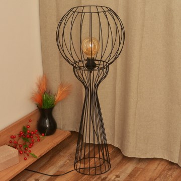 Grīdas lampa MERCURE 1xE27/15W/230V melna