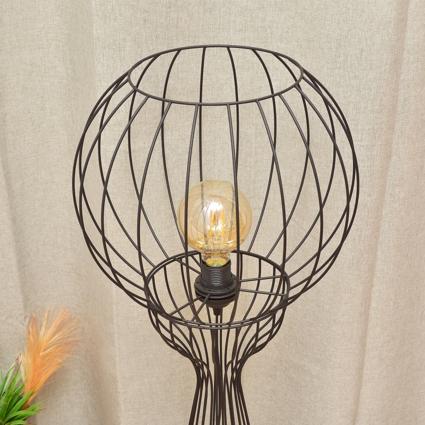 Grīdas lampa MERCURE 1xE27/15W/230V melna