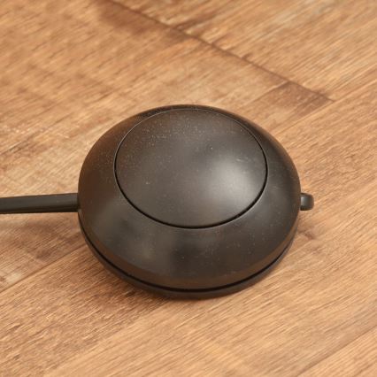 Grīdas lampa MERCURE 1xE27/15W/230V melna