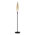 Grīdas lampa NORDIC 1xG9/5W/230V melna/dūmakaina bēša