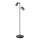Grīdas lampa REBECCA 2xE14/8W/230V melna/dūmakaina