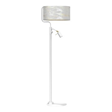 Grīdas lampa SENSO 1xE27/40W/230V + 1xGU10/7W balta