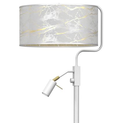 Grīdas lampa SENSO 1xE27/40W/230V + 1xGU10/7W balta