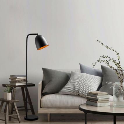 Grīdas lampa TATTOO 1xE27/40W/230V melna
