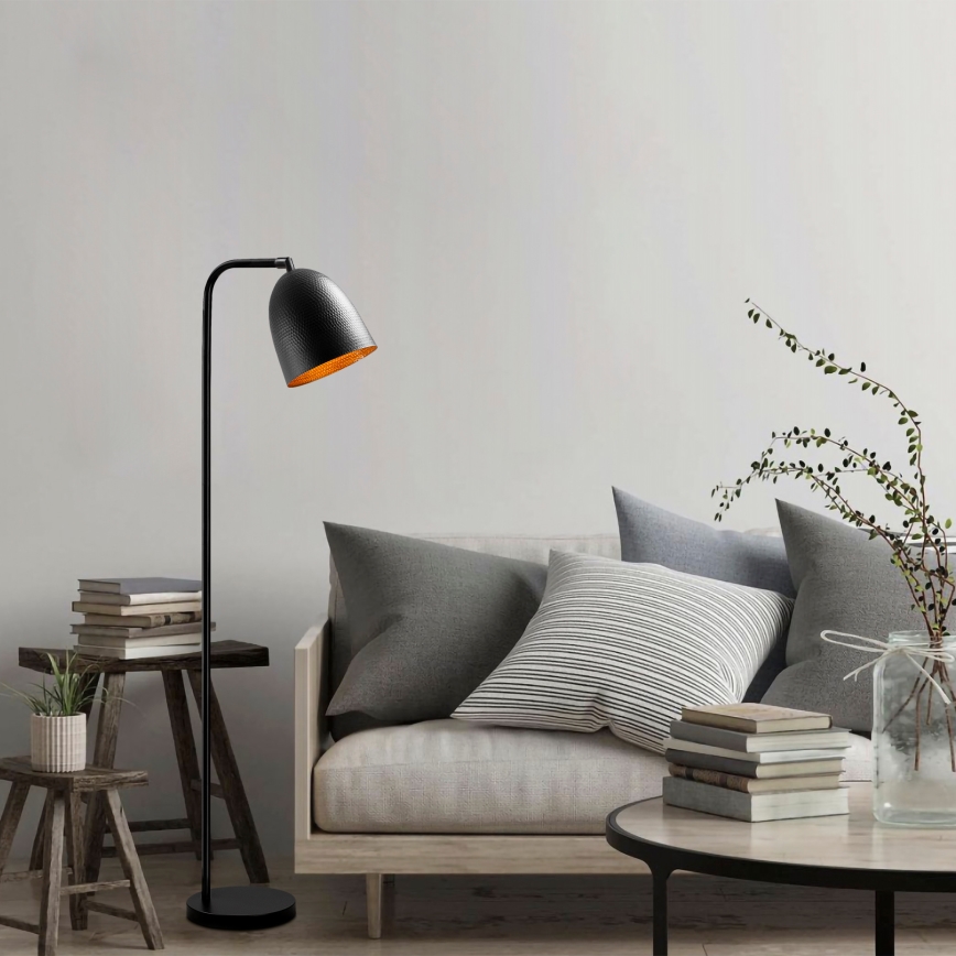 Grīdas lampa TATTOO 1xE27/40W/230V melna