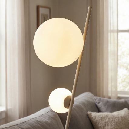 Grīdas lampa TATU 2xG9/8W/230V bēša
