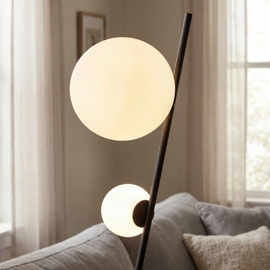 Grīdas lampa TATU 2xG9/8W/230V, melna