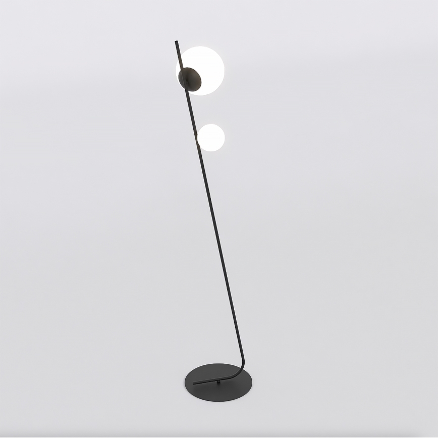 Grīdas lampa TATU 2xG9/8W/230V, melna