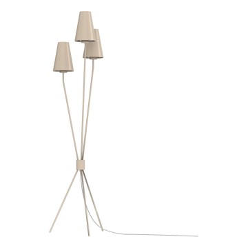 Grīdas lampa TREFOT 3xE14/15W/230V bēša