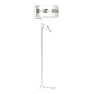 Grīdas lampa ULTIMO 1xE27/40W/230V + 1xGU10/MR11/7W balta