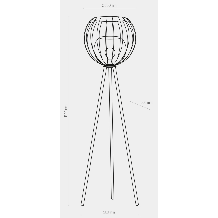Grīdas lampa UNIVERSO 1xE27/60W/230V