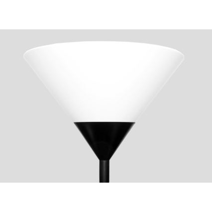 Grīdas lampa WENDY 1xE27/100W/230V + 1xE14/40W melna