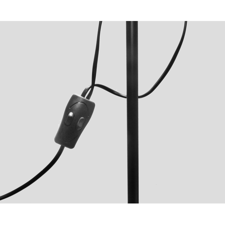 Grīdas lampa WENDY 1xE27/100W/230V + 1xE14/40W melna