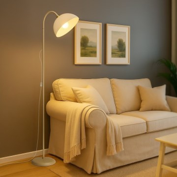 Grīdas lampa ZACK 1xE27/15W/230V bēša