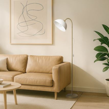 Grīdas lampa ZACK 1xE27/15W/230V bēša