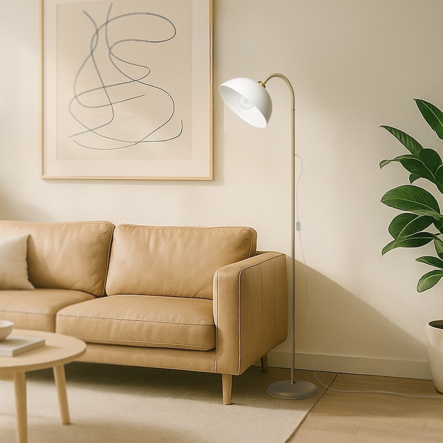 Grīdas lampa ZACK 1xE27/15W/230V bēša