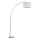 Grīdas lampa ZENITH 1xE27/15W/230V matēts hroms/balts