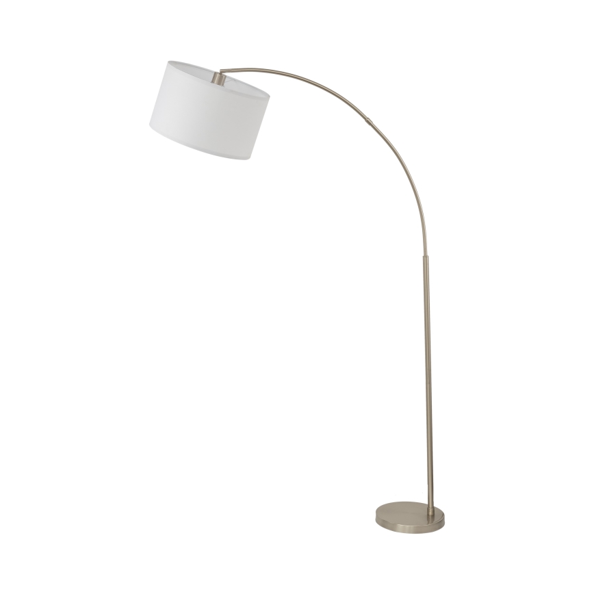 Grīdas lampa ZENITH 1xE27/15W/230V matēts hroms/balts