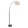 Grīdas lampa ZENITH 1xE27/15W/230V melna/bēša