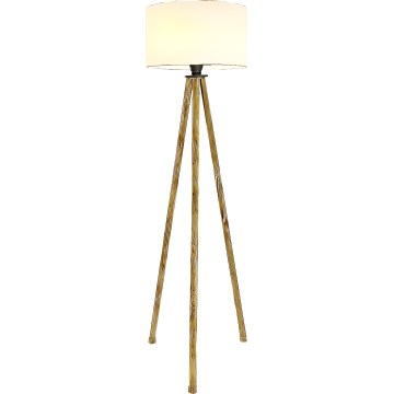 Grīdas stāvlampa 1xE27/40W/230V bēša/balta