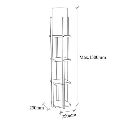 Grīdas stāvlampa 1xE27/40W/230V