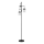 Grīdas stāvlampa 3xE27/60W/230V melna/caurspīdīga