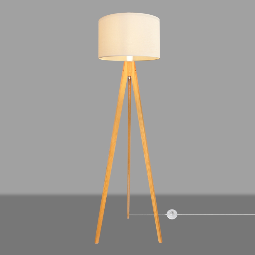 Grīdas stāvlampa ALBA 1xE27/15W/230V krēmkrāsa/ozols