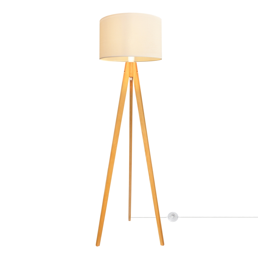 Grīdas stāvlampa ALBA 1xE27/15W/230V krēmkrāsa/ozols