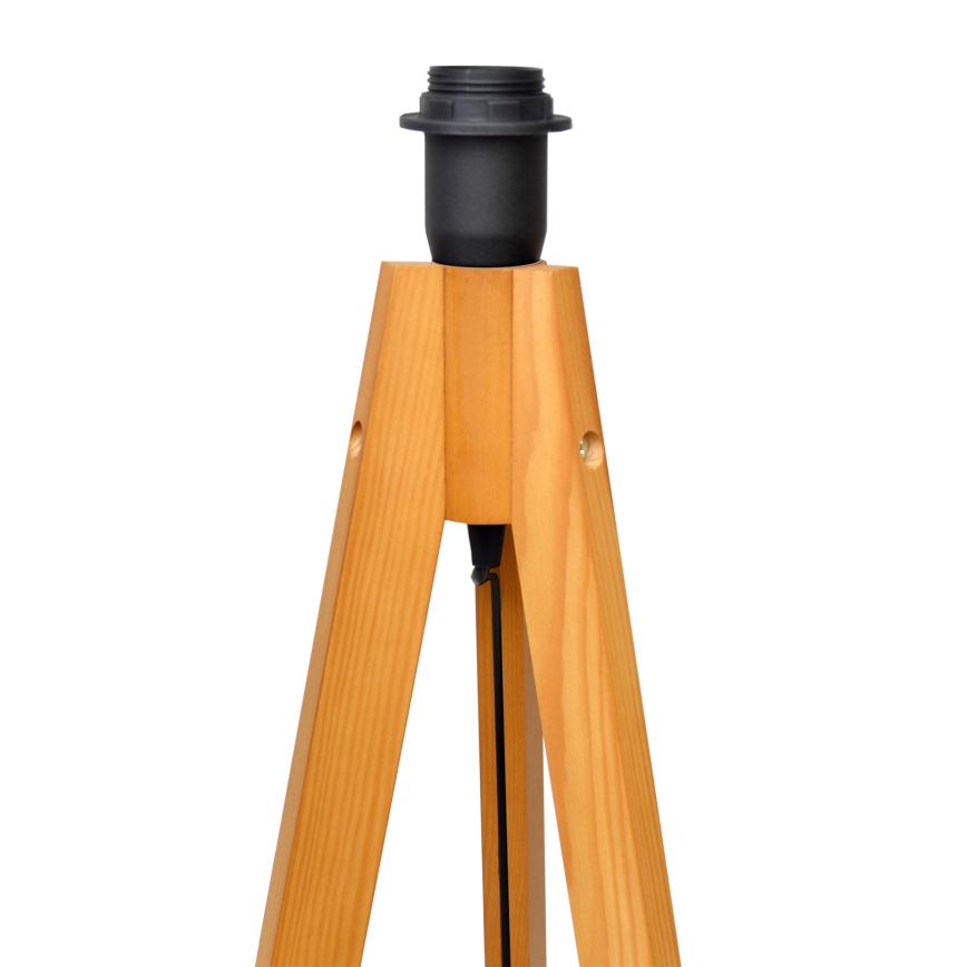 Grīdas stāvlampa ALBA 1xE27/15W/230V melna/ozols