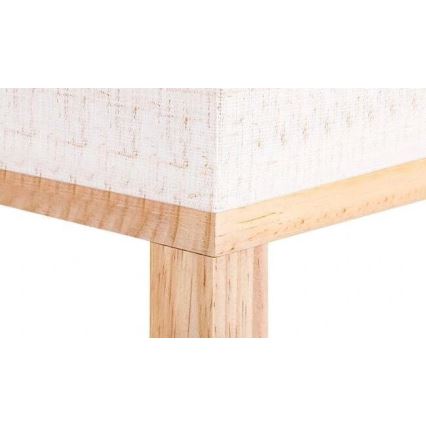 Grīdas stāvlampa ar plauktiem 1xE27/60W/230V balta/brūna