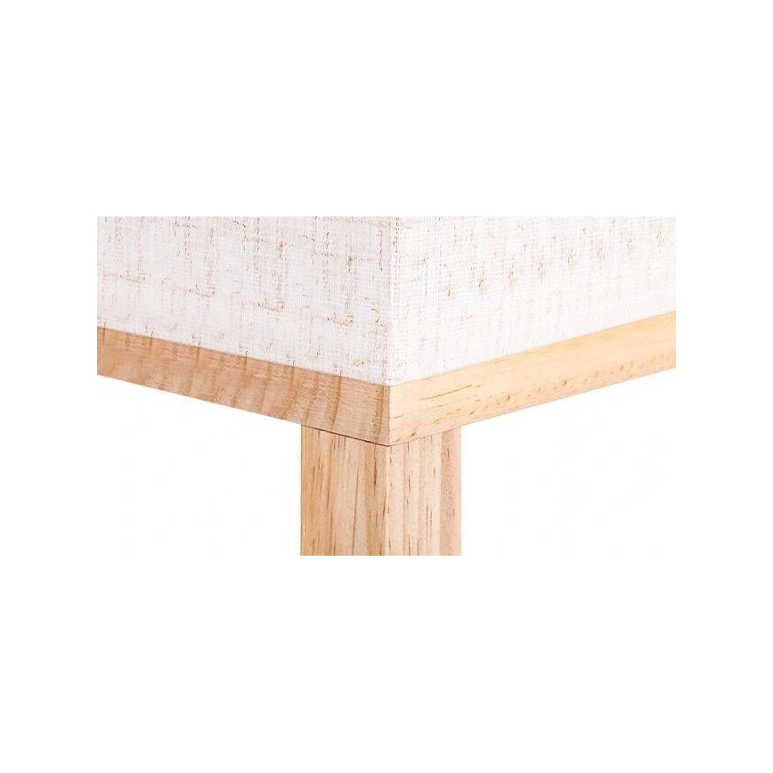 Grīdas stāvlampa ar plauktiem 1xE27/60W/230V balta/brūna