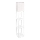Grīdas stāvlampa ar plauktiem 1xE27/60W/230V balta