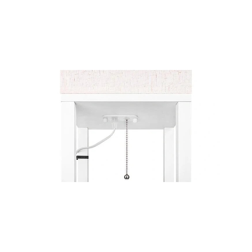 Grīdas stāvlampa ar plauktiem 1xE27/60W/230V balta