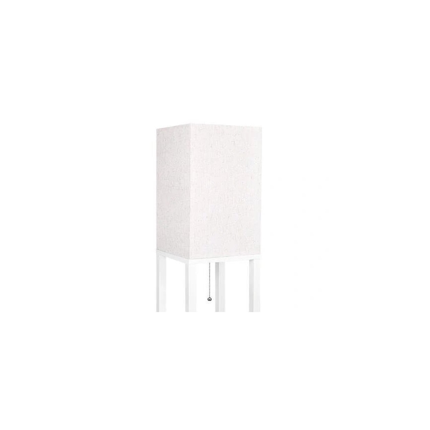 Grīdas stāvlampa ar plauktiem 1xE27/60W/230V balta