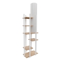 Grīdas stāvlampa ar plauktiem VOGUE 1xE27/40W/230V 160 cm balta