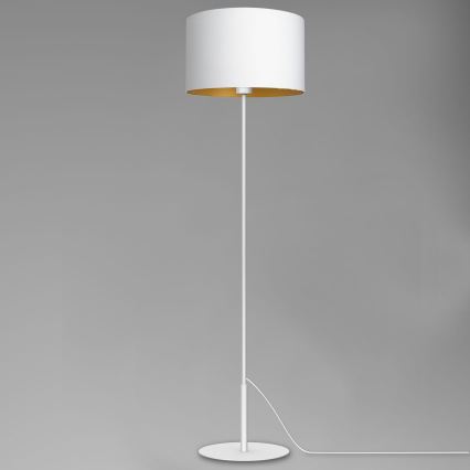 Grīdas stāvlampa ARDEN 1xE27/60W/230V balta/zelta