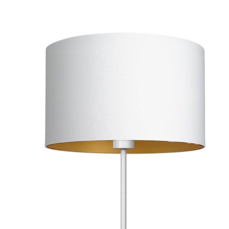 Grīdas stāvlampa ARDEN 1xE27/60W/230V balta/zelta