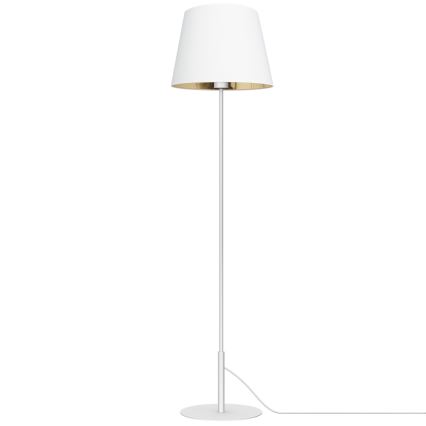 Grīdas stāvlampa ARDEN 1xE27/60W/230V balta/zelta