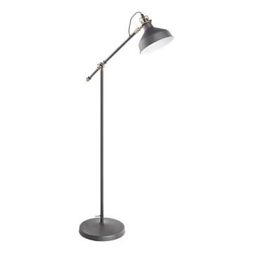 Grīdas stāvlampa ARTHUR 1xE27/25W/230V pelēka