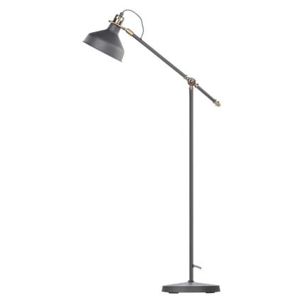 Grīdas stāvlampa ARTHUR 1xE27/25W/230V pelēka