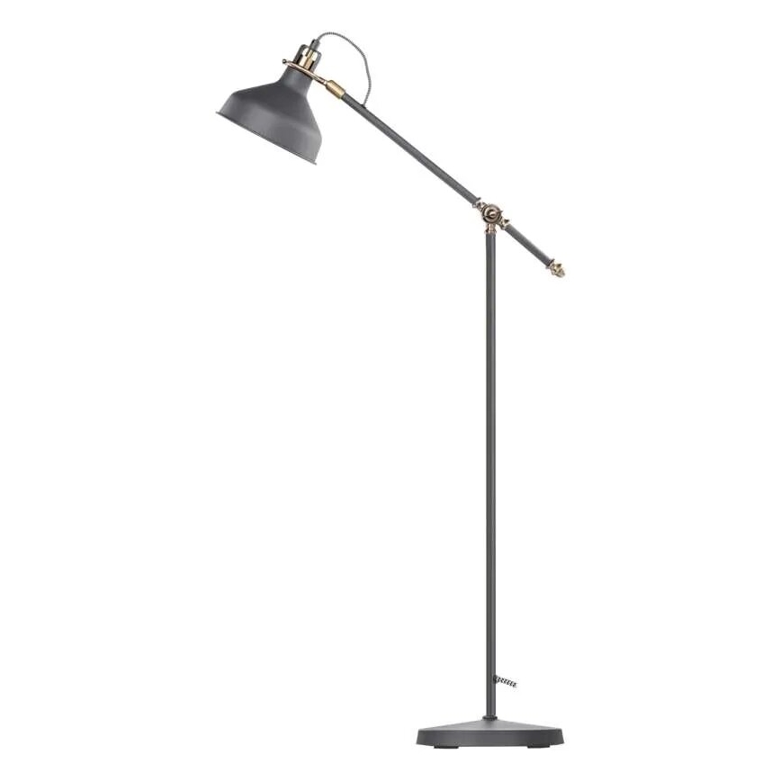 Grīdas stāvlampa ARTHUR 1xE27/25W/230V pelēka