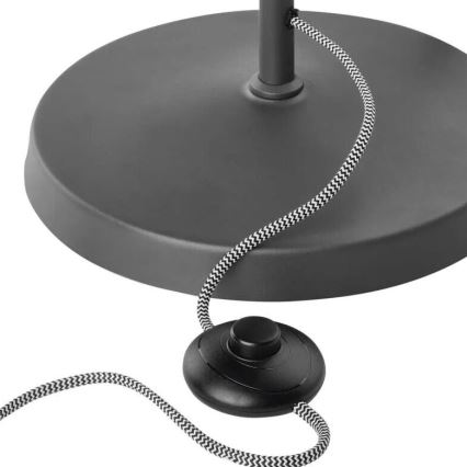 Grīdas stāvlampa ARTHUR 1xE27/25W/230V pelēka
