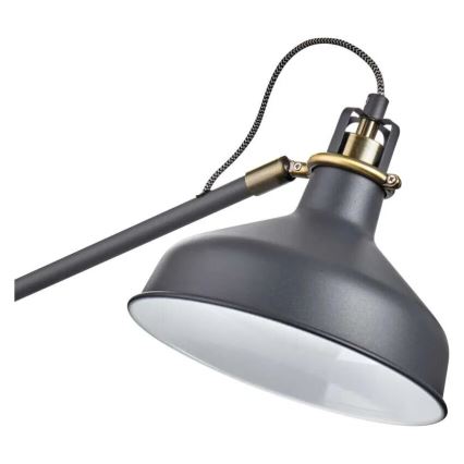 Grīdas stāvlampa ARTHUR 1xE27/25W/230V pelēka