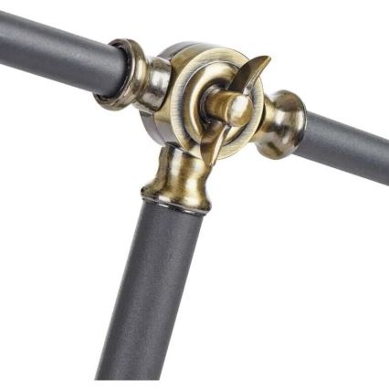 Grīdas stāvlampa ARTHUR 1xE27/25W/230V pelēka