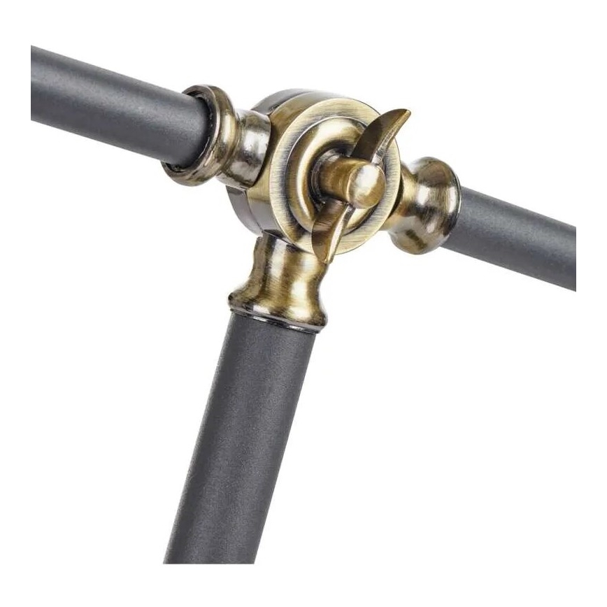 Grīdas stāvlampa ARTHUR 1xE27/25W/230V pelēka
