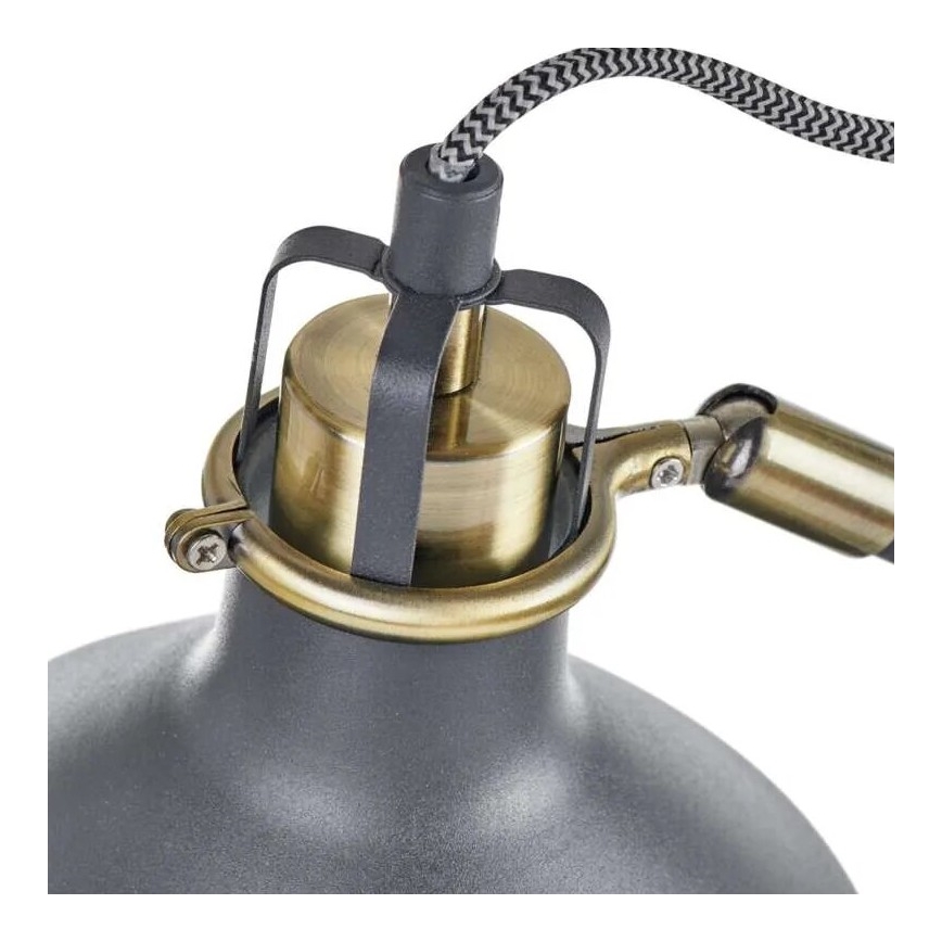 Grīdas stāvlampa ARTHUR 1xE27/25W/230V pelēka