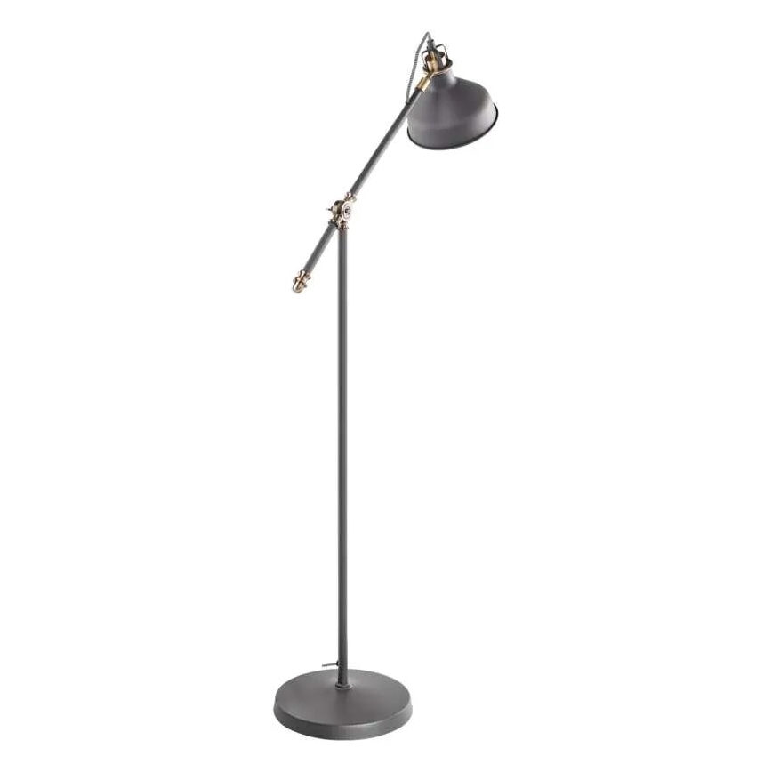 Grīdas stāvlampa ARTHUR 1xE27/25W/230V pelēka